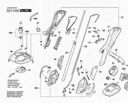 Bosch Lawn Edge Trimmer ART 26-18 LI spare parts