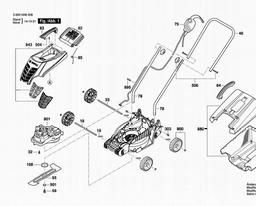 Bosch Lawnmower ARM 3200 spare parts
