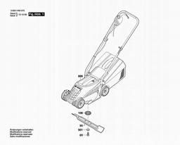 Bosch Lawnmower Rotak 320 ER spare parts