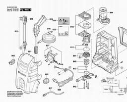 Bosch High Pressure Cleaner AQT 33-10 spare parts