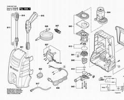 Bosch High Pressure Cleaner AQT 33-10 spare parts
