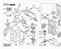 Bosch High Pressure Cleaner AQT 35-12 spare parts