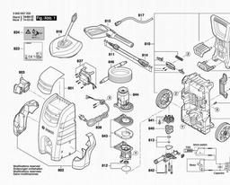 Bosch High Pressure Cleaner AQT 37-13 spare parts