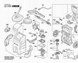Bosch High Pressure Cleaner AQT 37-13 spare parts