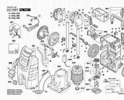 Bosch High Pressure Cleaner AQT 45-14 X spare parts