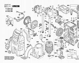 Bosch High Pressure Cleaner AQT 45-14 X spare parts