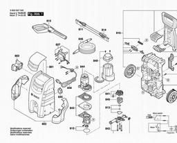 Bosch High Pressure Cleaner AQT 40-13 spare parts