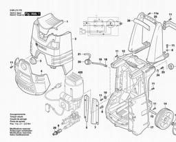 Bosch High Pressure Cleaner GHP 5-14 spare parts