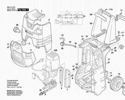 Bosch High Pressure Cleaner GHP 6-14 spare parts