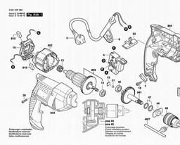 Bosch Drill GBM 1000 spare parts