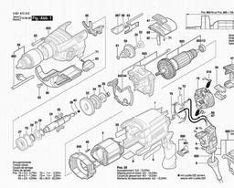 Bosch Percussion Drill HD 19-2D spare parts