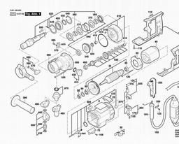 Bosch Diamond Drilling Machine GDB 180 WE spare parts
