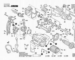 Bosch Percussion Drill GSB 21-2 spare parts