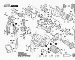 Bosch Percussion Drill GSB 21-2 RE spare parts