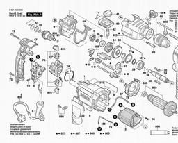 Bosch Percussion Drill GSB 21-2 RE spare parts