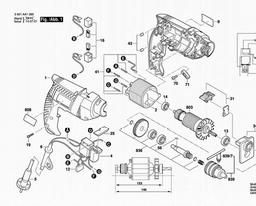 Bosch Percussion Drill TSB 1300 spare parts