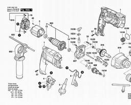 Bosch Percussion Drill GSB 30-2 RE spare parts