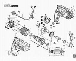 Bosch Percussion Drill GSB 10 spare parts