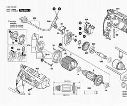 Bosch Percussion Drill GSB 16 spare parts