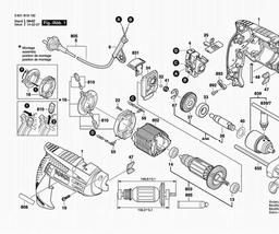Bosch Percussion Drill GSB 16 RE spare parts