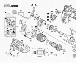 Bosch Percussion Drill GSB 16 RE spare parts