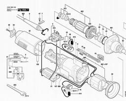 Bosch Straight Grinders GGS 28 CE spare parts