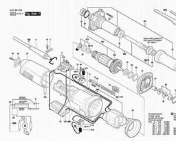 Bosch Straight Grinders GGS 28 LC spare parts