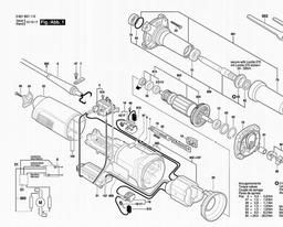 Bosch Straight Grinders DG 355 LCE spare parts