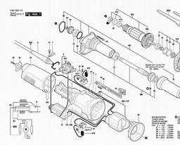 Bosch Straight Grinders DG 490 CE spare parts
