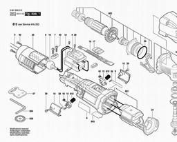 Bosch Multipurpose  Tool MX25E spare parts