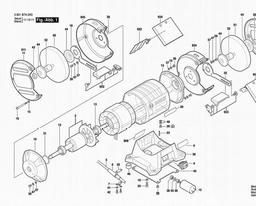 Bosch Bench Grinder GBG 6 spare parts