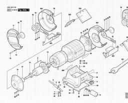 Bosch Bench Grinder GBG 8 spare parts