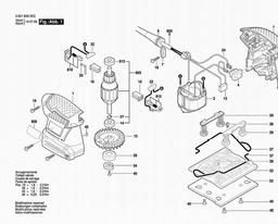 Bosch Orbital Sander GSS 140-1A spare parts