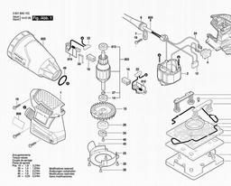 Bosch Orbital Sander GSS 140-1 spare parts
