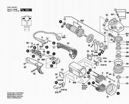 Bosch Angle Grinder GWS 24-300l spare parts
