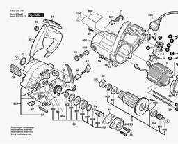 Bosch Marble Saw GDM 12-34 spare parts