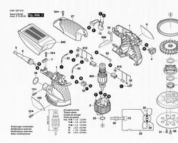 Bosch Random Orbital Sander ROS10 spare parts