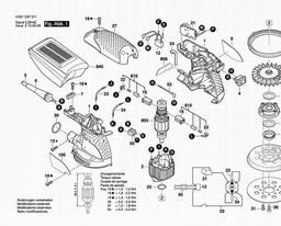 Bosch Random Orbital Sander ROS20VS spare parts