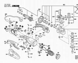 Bosch Universal Angle Polisher GPO 14 CE spare parts