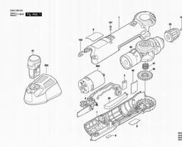 Bosch Cordless Angle Drill PS11 spare parts