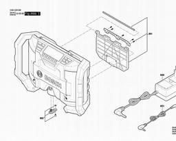 Bosch Radio Box PB120 spare parts