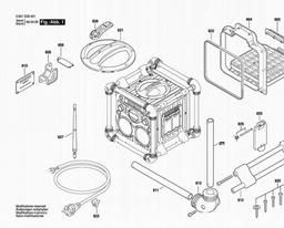 Bosch Power Radio Box GML 24V spare parts