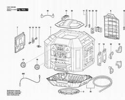 Bosch Radio Box GML 50 spare parts