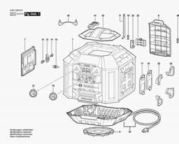 Bosch Radio Box PB360D spare parts