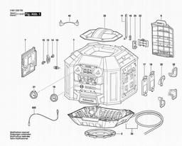 Bosch Radio Box GML 20 spare parts