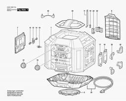 Bosch Radio Box PB 360 S spare parts