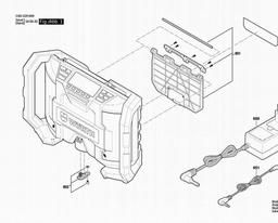 Bosch Power Radio Box RA 10-A spare parts