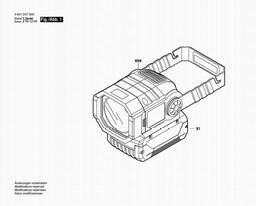 Bosch Flashlight GLI 18 V-LI spare parts