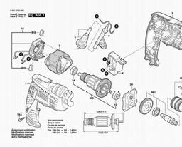 Bosch Drill GBM 6 spare parts