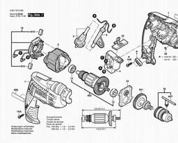 Bosch Drill GBM 10 RE spare parts